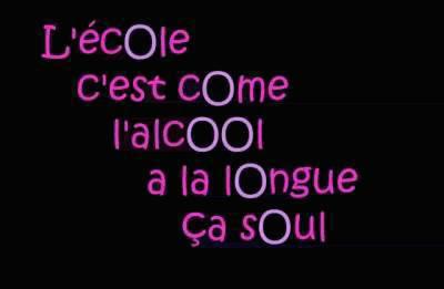 l'alcool
